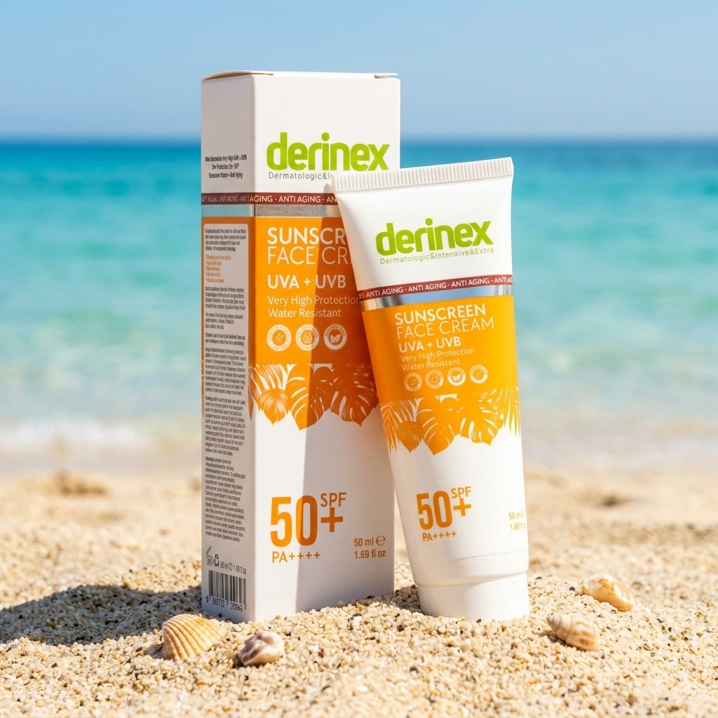 derinex Güneş Koruyucu Krem Anti-Aging